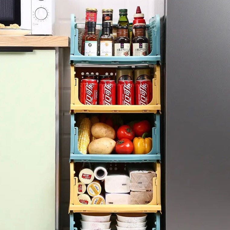 1 Pcs New Stacking Wardrobe, Foldable Clothes Storage Rack, Kitchen Gap Organizer Shelf, Toy Snack Book Storage Basket Closet Storage Bin, Wardrobe Shelf Drawer Organizer, Clothes Pants Drawer Separation Storage Box, Plastic Layered Storage Rack 1 Pcs New Stacking Wardrobe, Foldable Clothes Storage Rack, Kitchen Gap Organizer Shelf, Toy Snack Book Storage Basket Closet Storage Bin, Wardrobe Shelf Drawer Organizer, Clothes Pants Drawer Separation Storage Box, Plastic Layered Storage Rack
